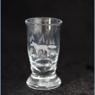 Set Of 5 Woodland Animal Tot Glasses