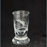 Set Of 5 Woodland Animal Tot Glasses