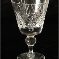 Set Of 4 Small Crystal Wine Glasses