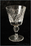 Set Of 4 Small Crystal Wine Glasses