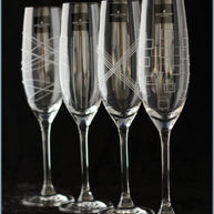 Royal Doulton - Party - Set Of 4 Champagne Flutes