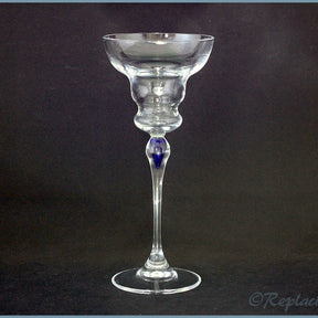 Marguerita Glass With Blue Accent