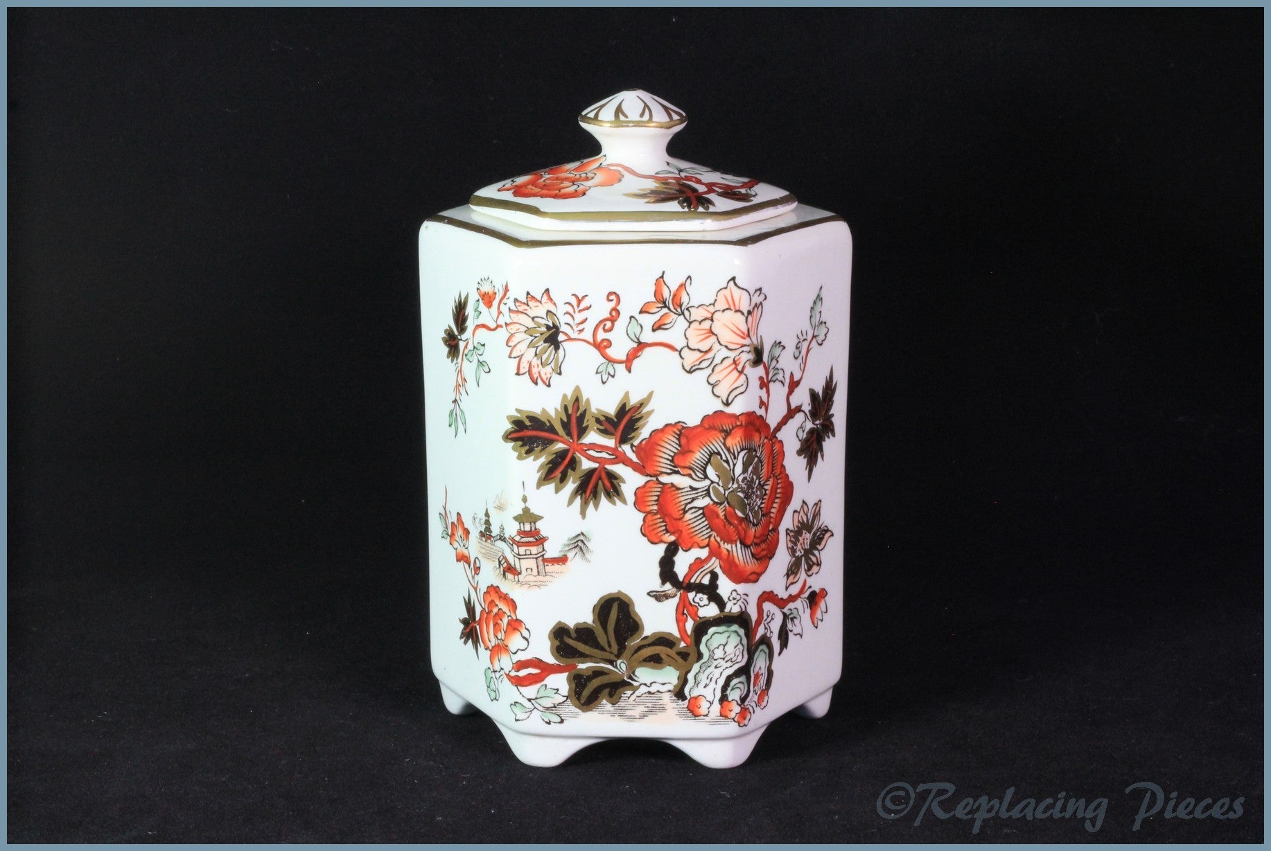 Masons - Golden Azalea - Hexagonal Jar