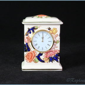 Masons - Mandalay Blue - Carriage Clock (small)