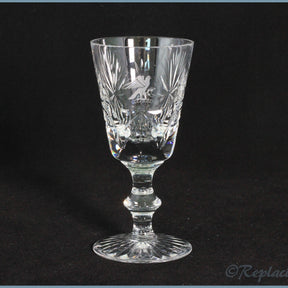 Edinburgh - Star Of Edinburgh - Port Wine Glass (monogrammed)