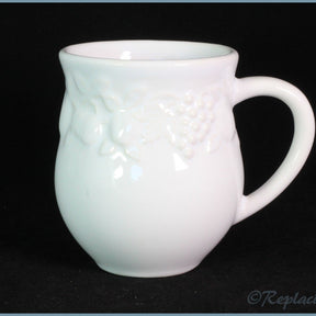 Marks & Spencer - White Embossed - Mug