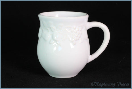 Marks & Spencer - White Embossed - Mug
