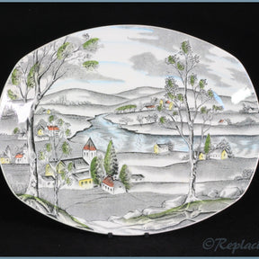 Midwinter - Happy Valley - Oval Platter