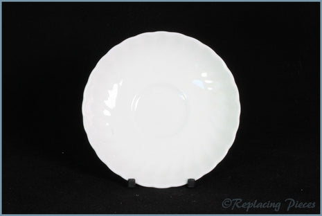 Minton - White Fife - Coffee Saucer