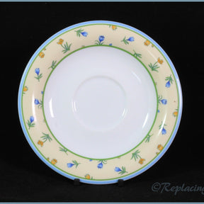 Royal Doulton (St Andrews) - Cream Flowers - Tea Saucer