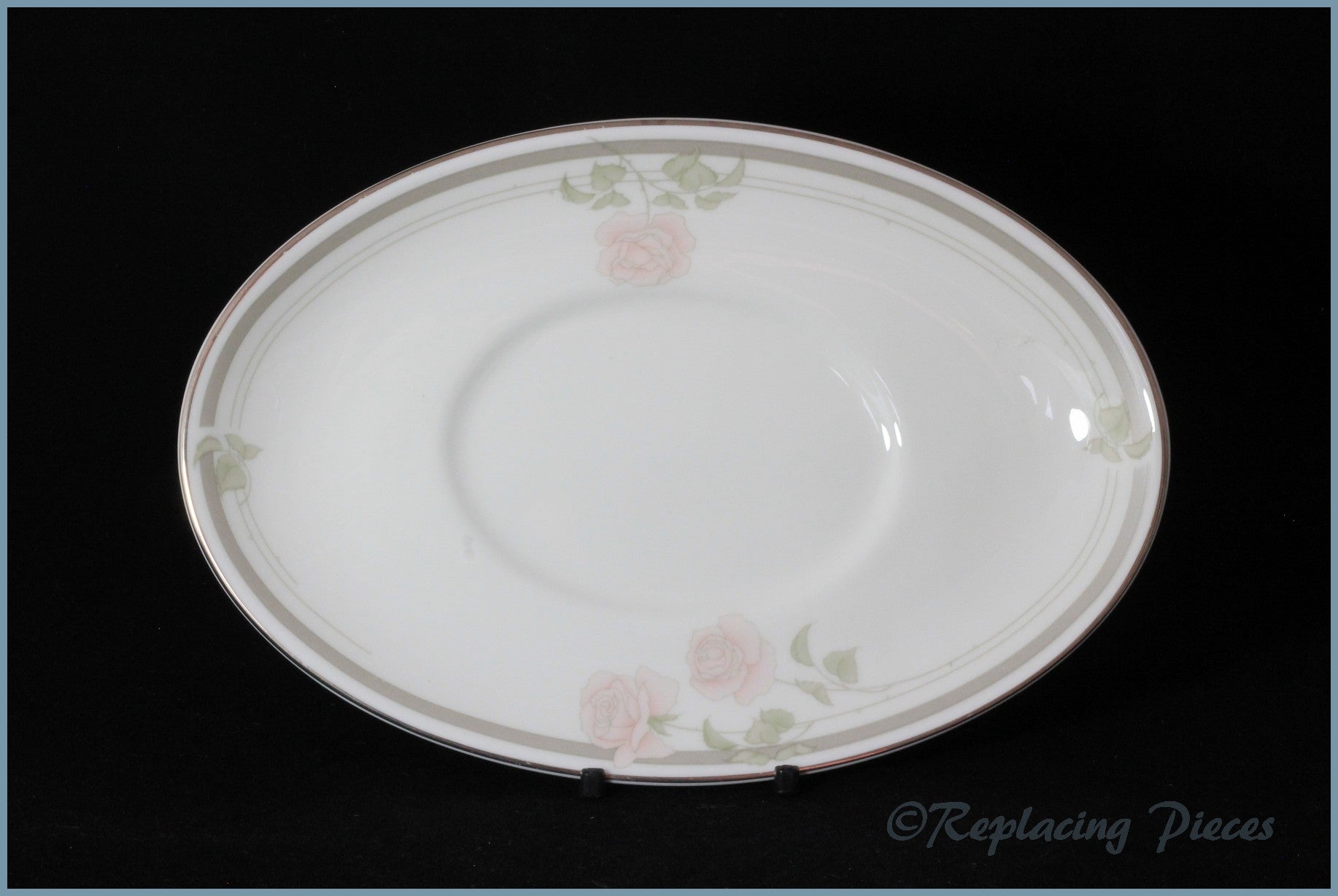 Royal Doulton - Twilight Rose (H5096) - Gravy Boat Stand ONLY