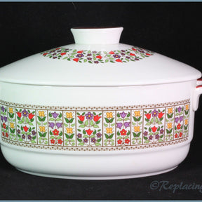 Royal Doulton - Fireglow (TC1080) - Oval Casserole Dish