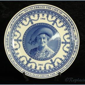Wedgwood Commemorative Ware - Queen Mother Life Celebration Plate