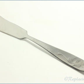 Viners - Spring Rose - Fish Knife (large)