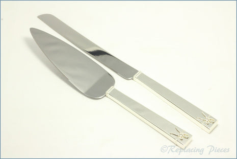 Wedgwood - Vera Wang - Love Knots - Cake Knife & Server