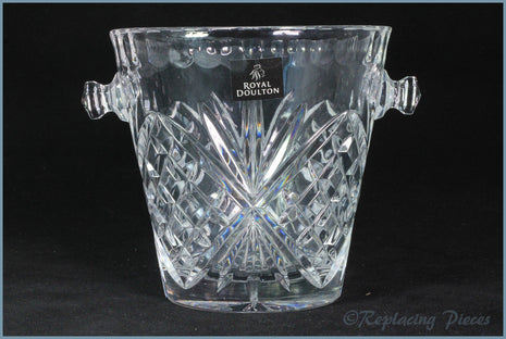 Royal Doulton - Decanters Sets - Set Of Four Flutes & Ice Bucket