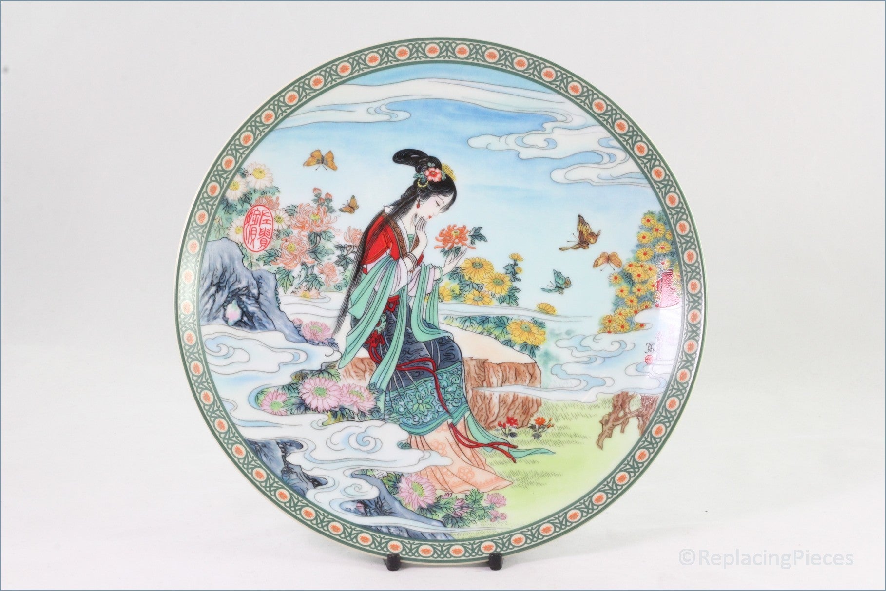 Imperial Jingdezhen - The Flower Goddesses Of China - Chrysanthemum Goddess (no.2)