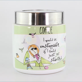 Johnson Brothers - Born To Shop - Coffee Cannister