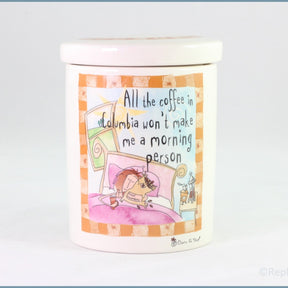 Johnson Brothers - Born To Shop - Ceramic Coffee Storage Jar