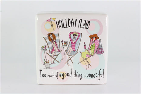 Johnson Brothers/Creative Tops - Born To Shop - Money Box (Holiday Fund)