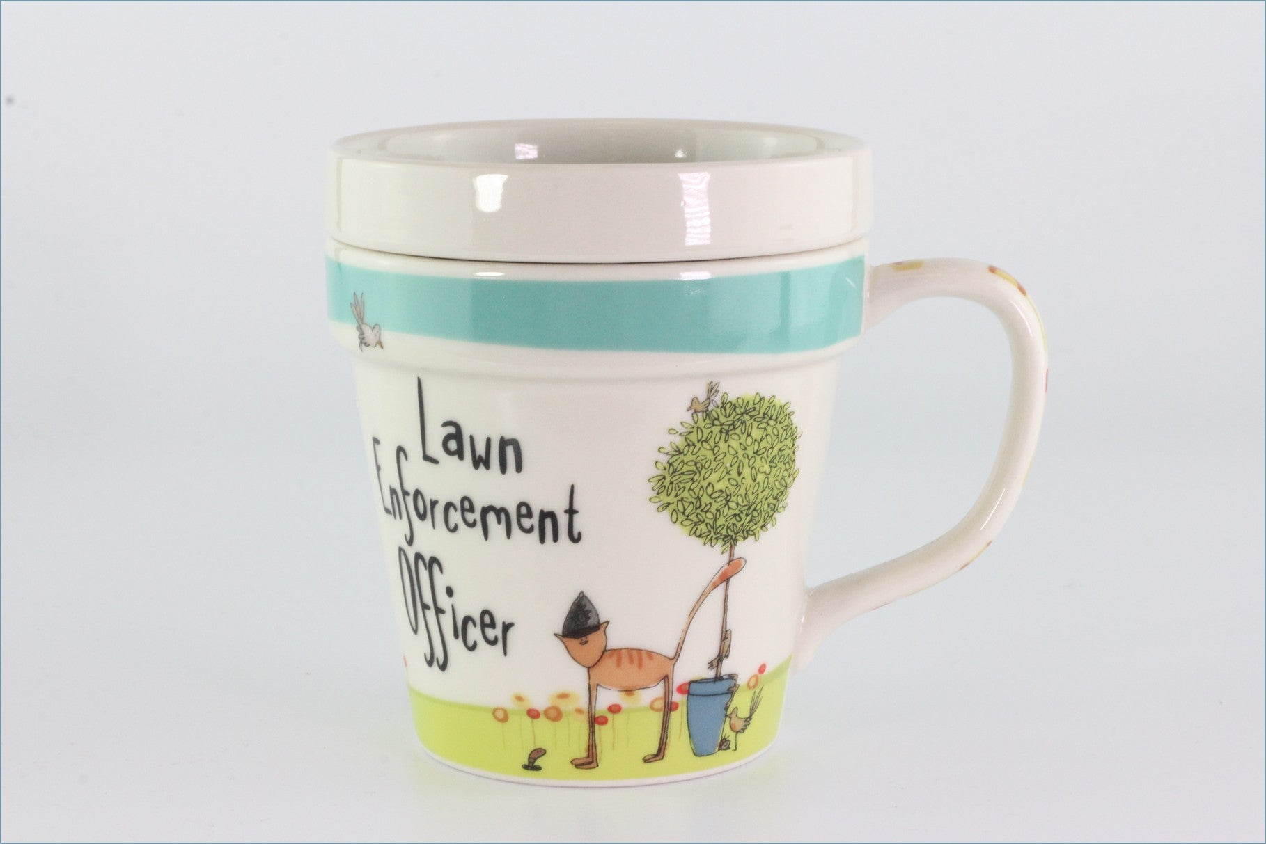 Johnson Brothers - Born To Shop - Mug & Coaster Set (Lawn Enforcer)