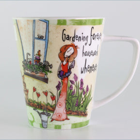Johnson Brothers - Born To Shop - Mug (Gardening Forever)