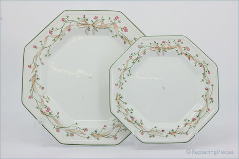 Johnson Brothers - Eternal Beau - 2 Tier Cake Stand (Plates ONLY)