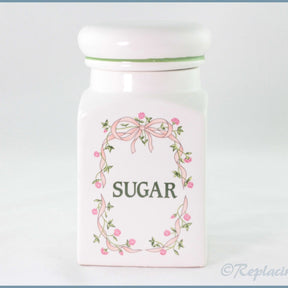 Johnson Brothers  - Eternal Beau - Storage Jar (Sugar) - Ceramic/Push Lid