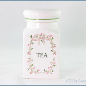 Johnson Brothers  - Eternal Beau - Storage Jar (Tea) - Ceramic/Push Lid