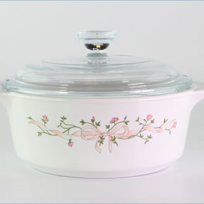 Johnson Brothers - Eternal Beau - 1 1/2 Pint Casserole Dish (Pyrex With Glass Lid)