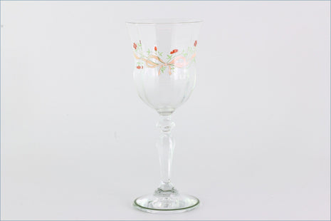 Johnson Brothers - Eternal Beau - Wine Glass (Shaped Stem - Green Line On Foot)