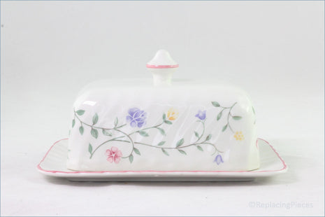 Johnson Brothers  - Summer Chintz - Lidded Butter Dish