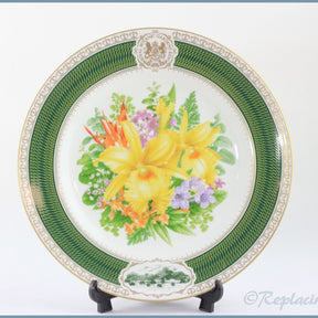 Spode - Princess Of Wales Conservatory Commemorative Plate - Kew Flora Exotica