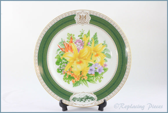 Spode - Princess Of Wales Conservatory Commemorative Plate - Kew Flora Exotica