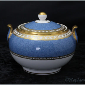 Wedgwood - Ulander (Powder Blue) - Lidded Sugar Bowl