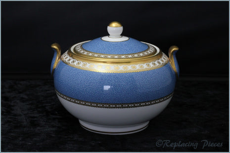 Wedgwood - Ulander (Powder Blue) - Lidded Sugar Bowl