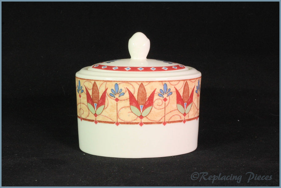 Johnson Brothers - Papyrus - Lidded Sugar Bowl