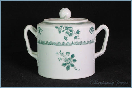 Spode - Gloucester (Green) - Lidded Sugar Bowl