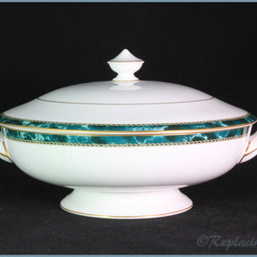 Royal Worcester - Medici (Jade) - Lidded Vegetable Dish