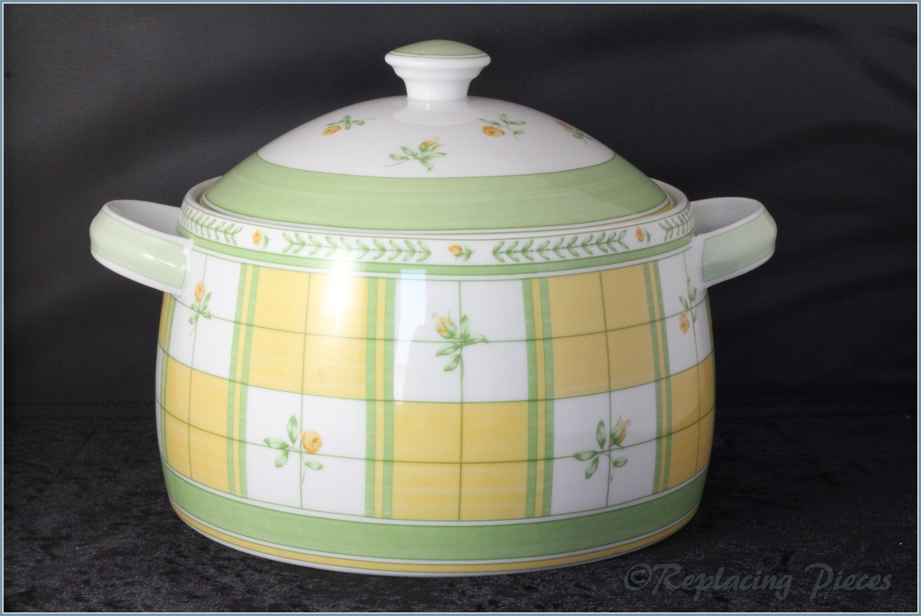 Marks & Spencer - Yellow Rose (Home Series) - Lidded Vegetable Dish