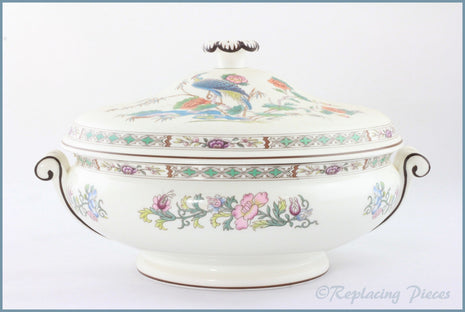 Wedgwood - Kutani Crane - Lidded Vegetable Dish