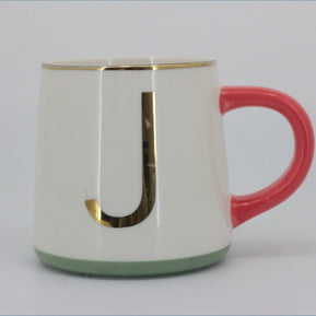 Marks & Spencer - Mugs - Alphabet J (Red Handle)