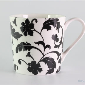 Marks & Spencer - Black Damask - Mug