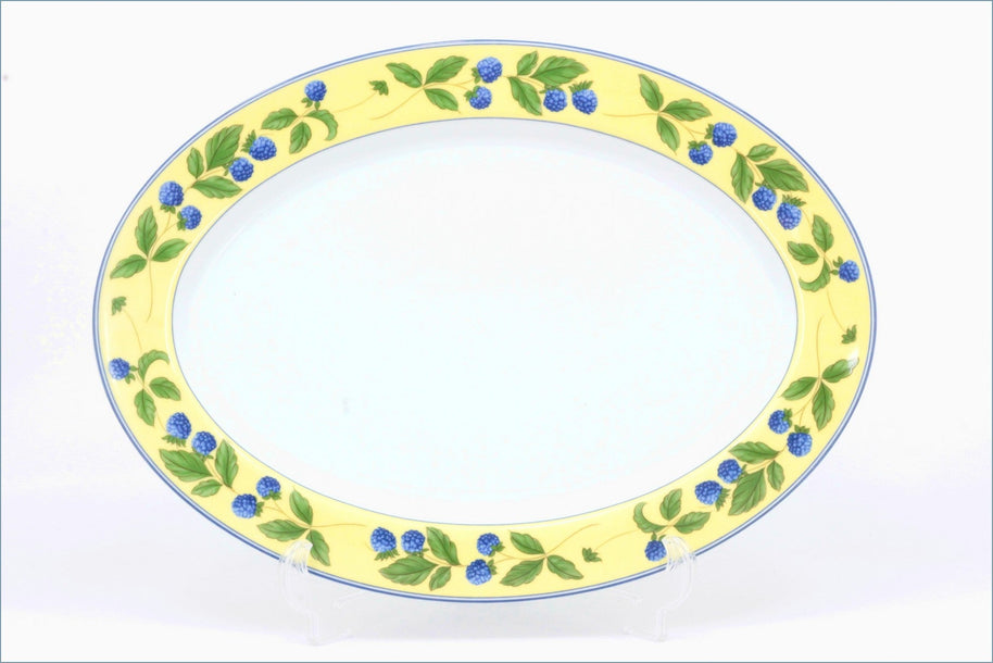 Marks & Spencer - Blackberries - 15 3/4" Oval Platter
