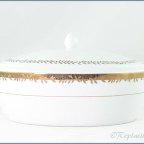 Marks & Spencer - Gold Leaves - Lidded Vegetable Dish