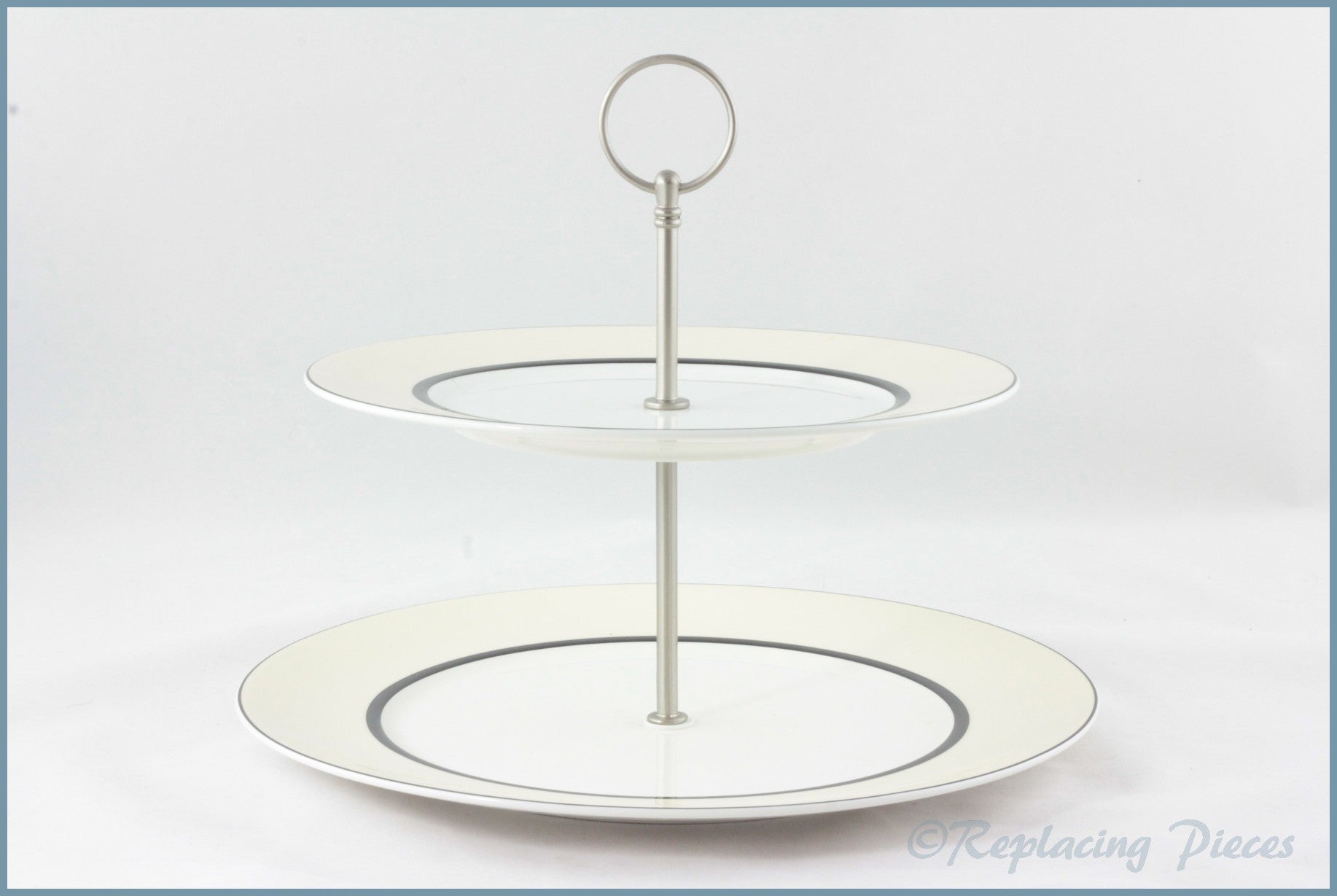 Marks & Spencer - Manhattan (Cream) - 2 Tiered Cake Stand