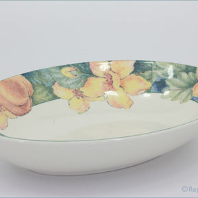 Marks & Spencer - Millbrook - Open Vegetable Dish - Vegetable bowl with floral design on a white background