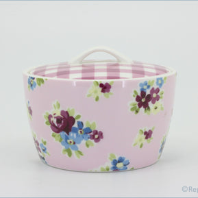 Marks & Spencer - Posy Gingham - Lidded Sugar Bowl