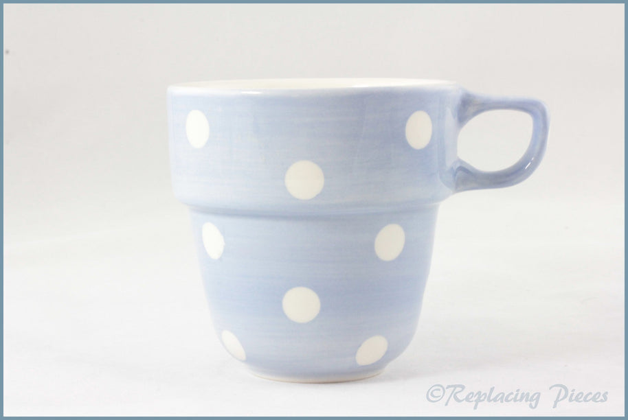 Marks & Spencer - Polka Dot - Stacking Mug (Blue)