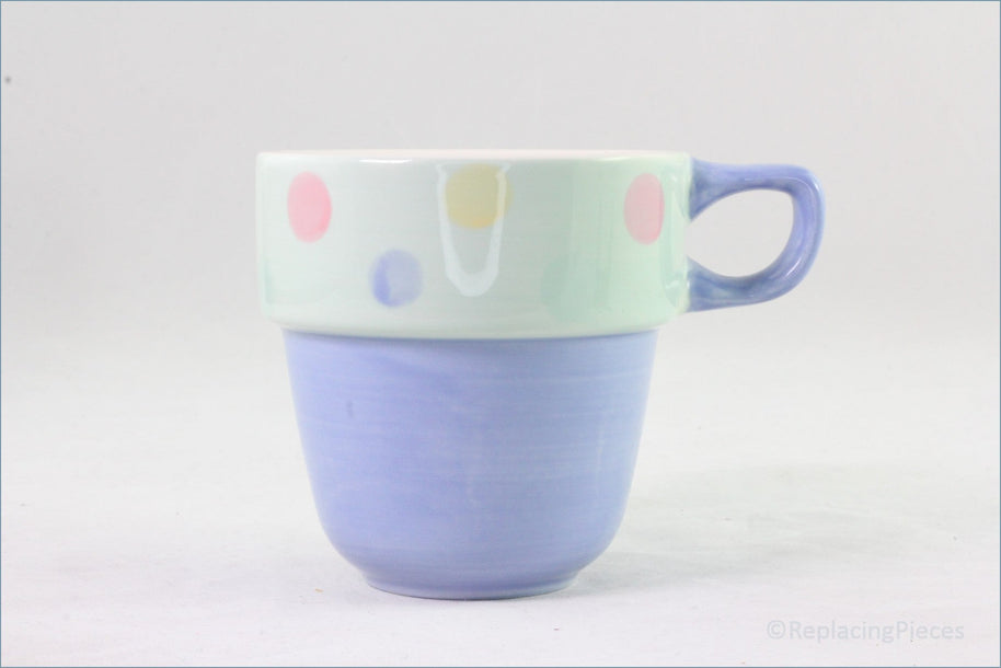Marks & Spencer - Polka Dot - Stacking Mug (Blue And Spot)